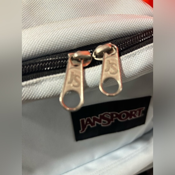 Light Blue Jansport Bookbag Backpack - Picture 6 of 7